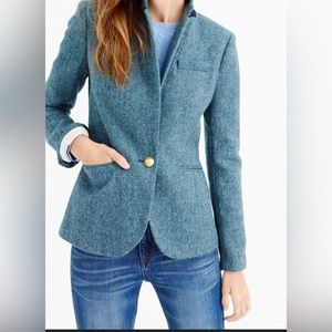 J. Crew Campbell Herringbone Moon England Wool Blazer - Size 6